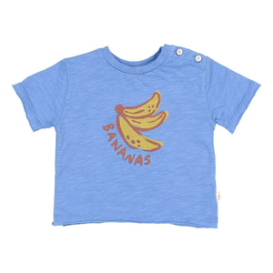Búho - Muz Bio-Baumwoll Baby-T-Shirt | Indigoblau