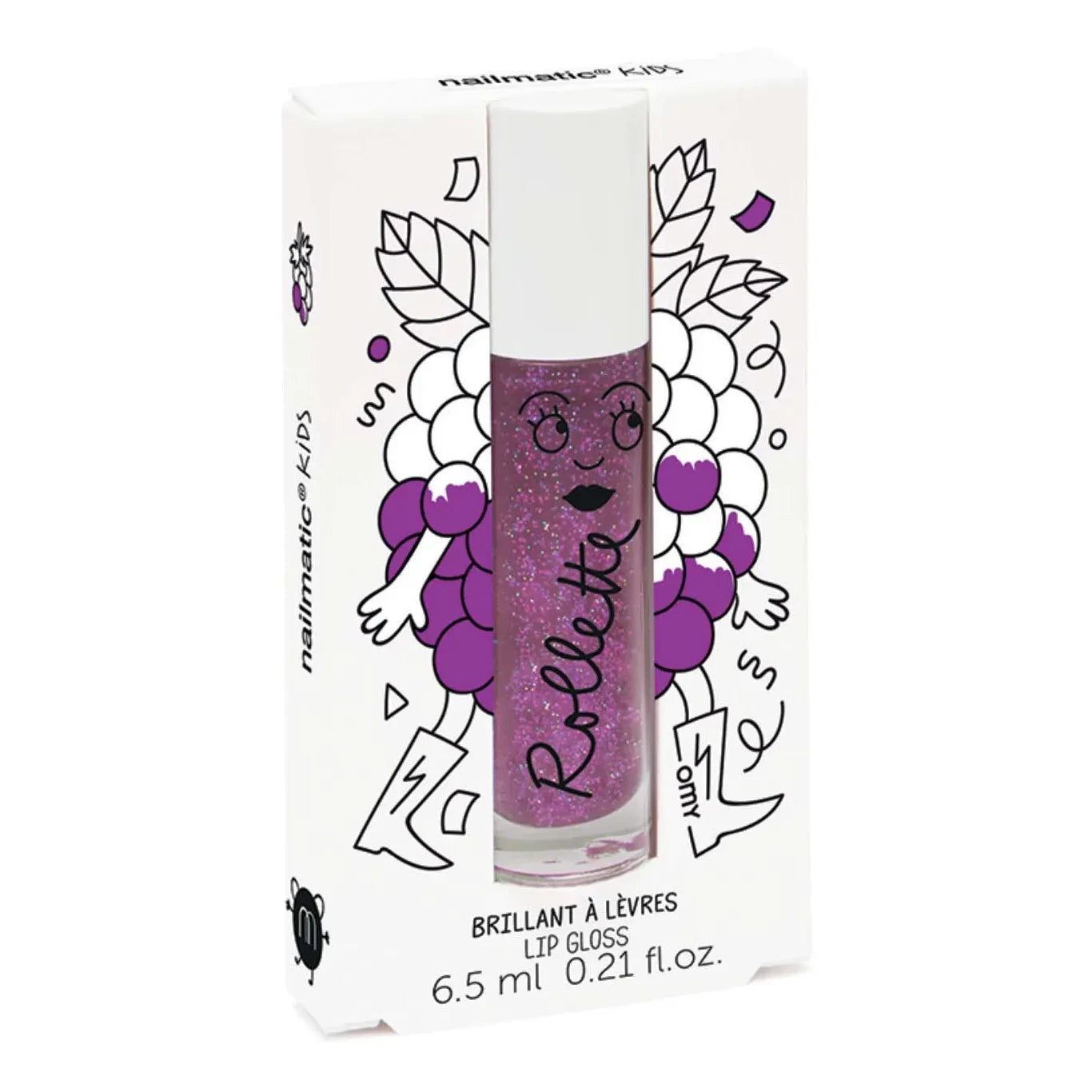 Nailmatic Kids - Mulberry Lippenbalsam-Stift - 6,5 ml | Lila