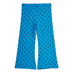 Mini Rodini - Bio-Baumwoll-Flare-Hose | Azurblau