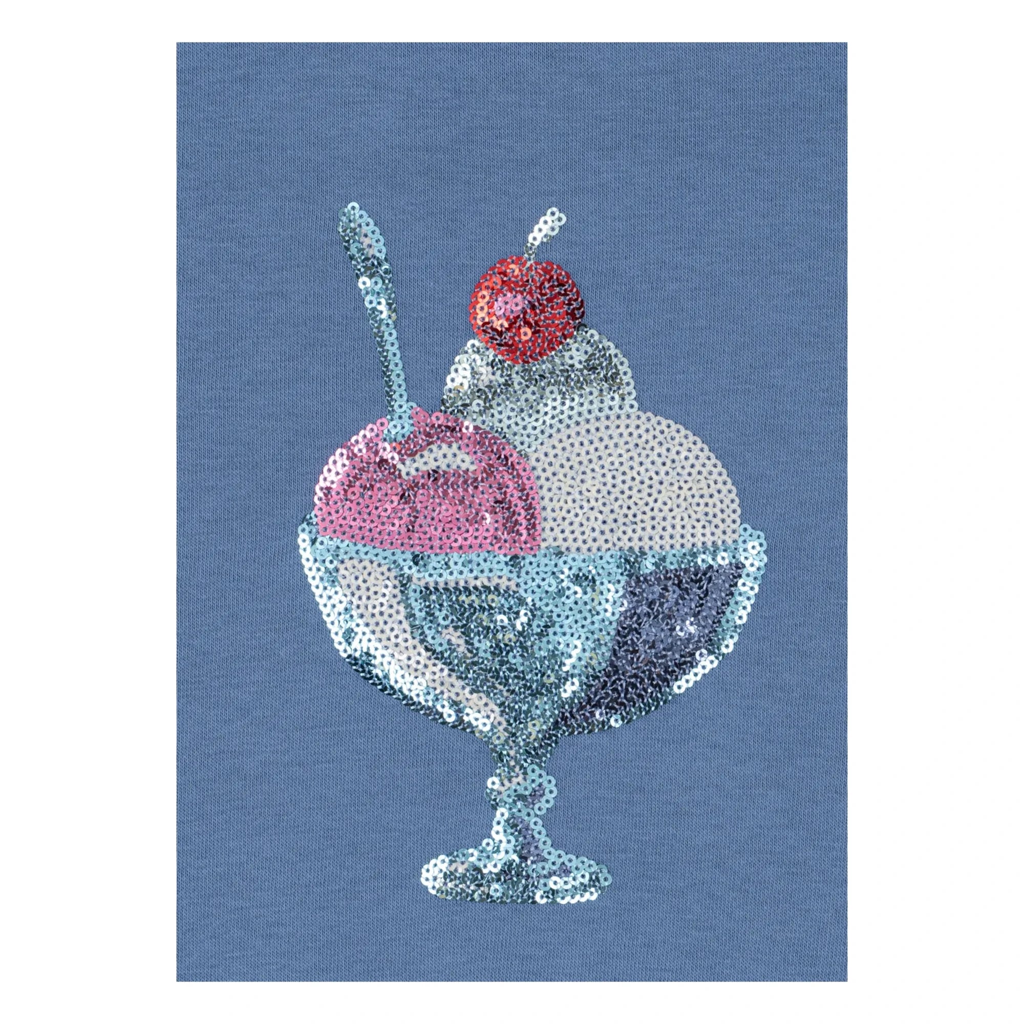 Konges Sløjd - Sweat Loumilla Glaces Bio-Baumwolle | Blau
