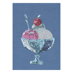 Konges Sløjd - Sweat Loumilla Glaces Bio-Baumwolle | Blau