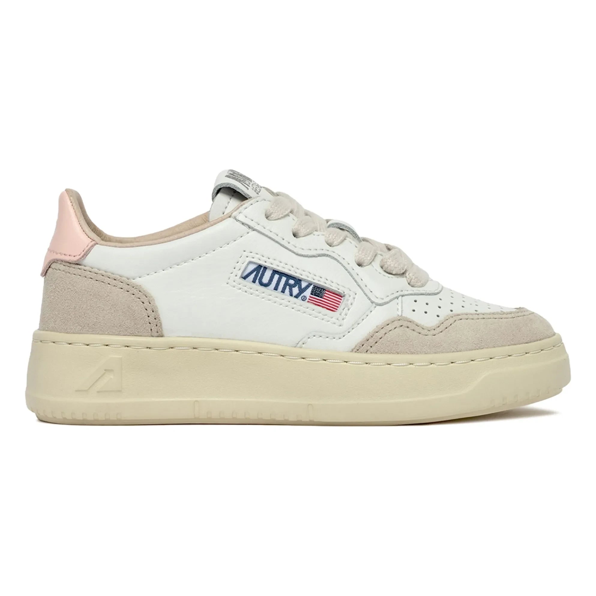 Autry - Kinder Medalist Low Wildleder-Sneaker | Staubrosa