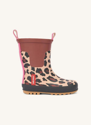 Hallo Hossy - Leoparden Regenstiefel | Braun