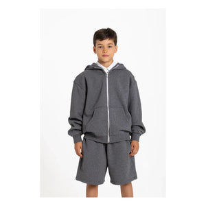 Smallable Kid - Webtminster Organik Pamuk Şort | Heather grey
