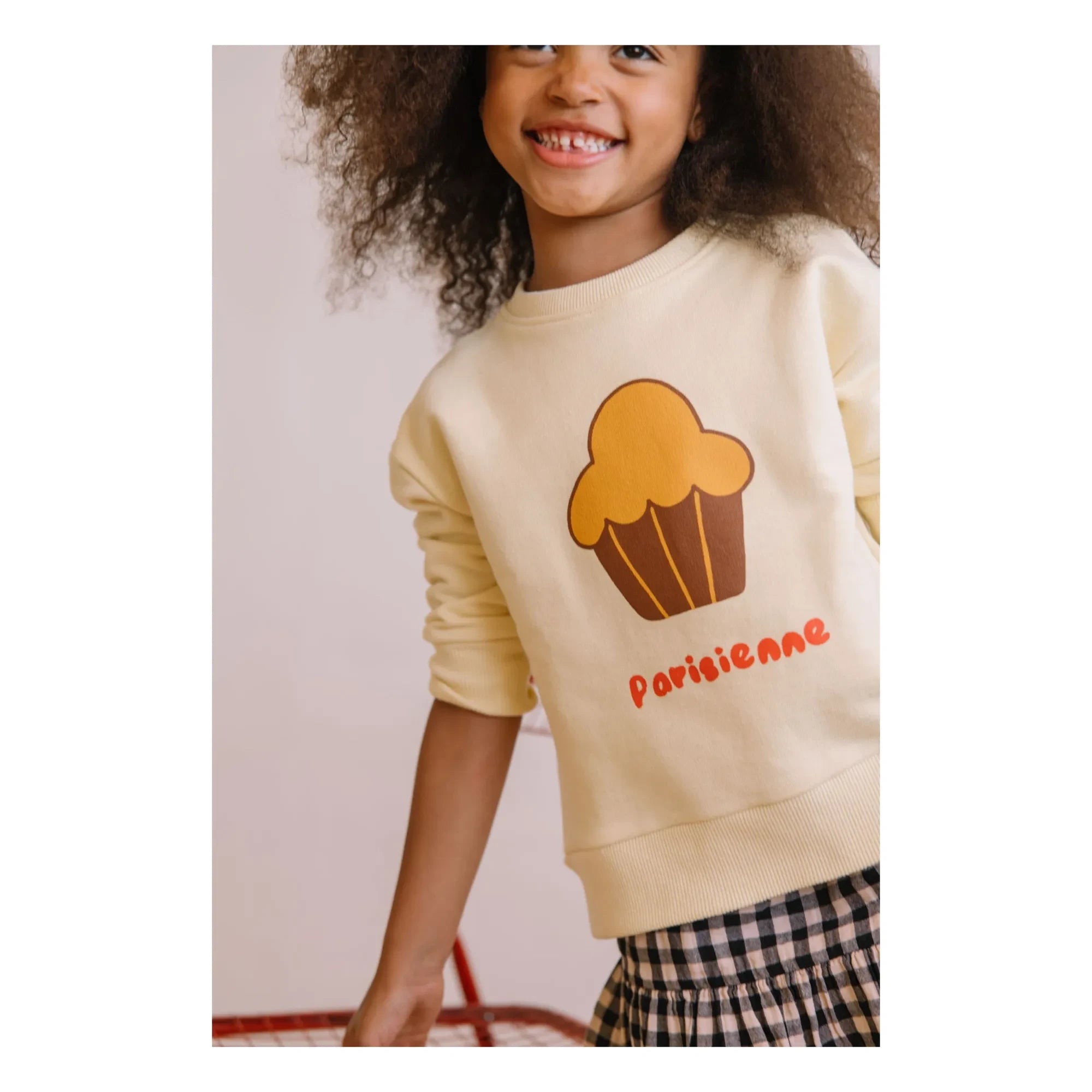 Studio Bohème - Bart Brioche organik pamuk sweatshirt | Soluk sarı