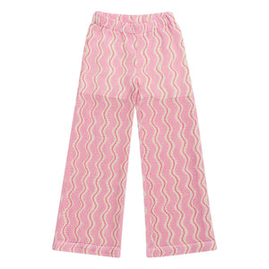 Maison Mangostan - Wellige Häkelhose | Rosa