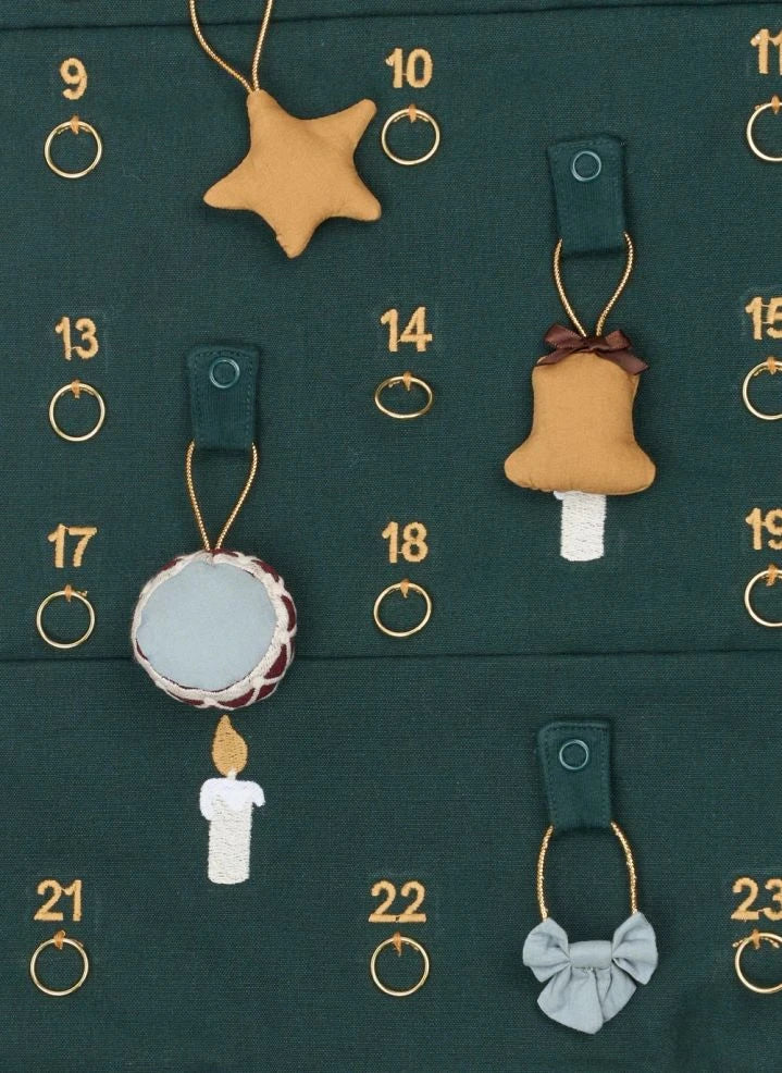 Fabelab - Koyu Yeşil Fir Advent Takvimi