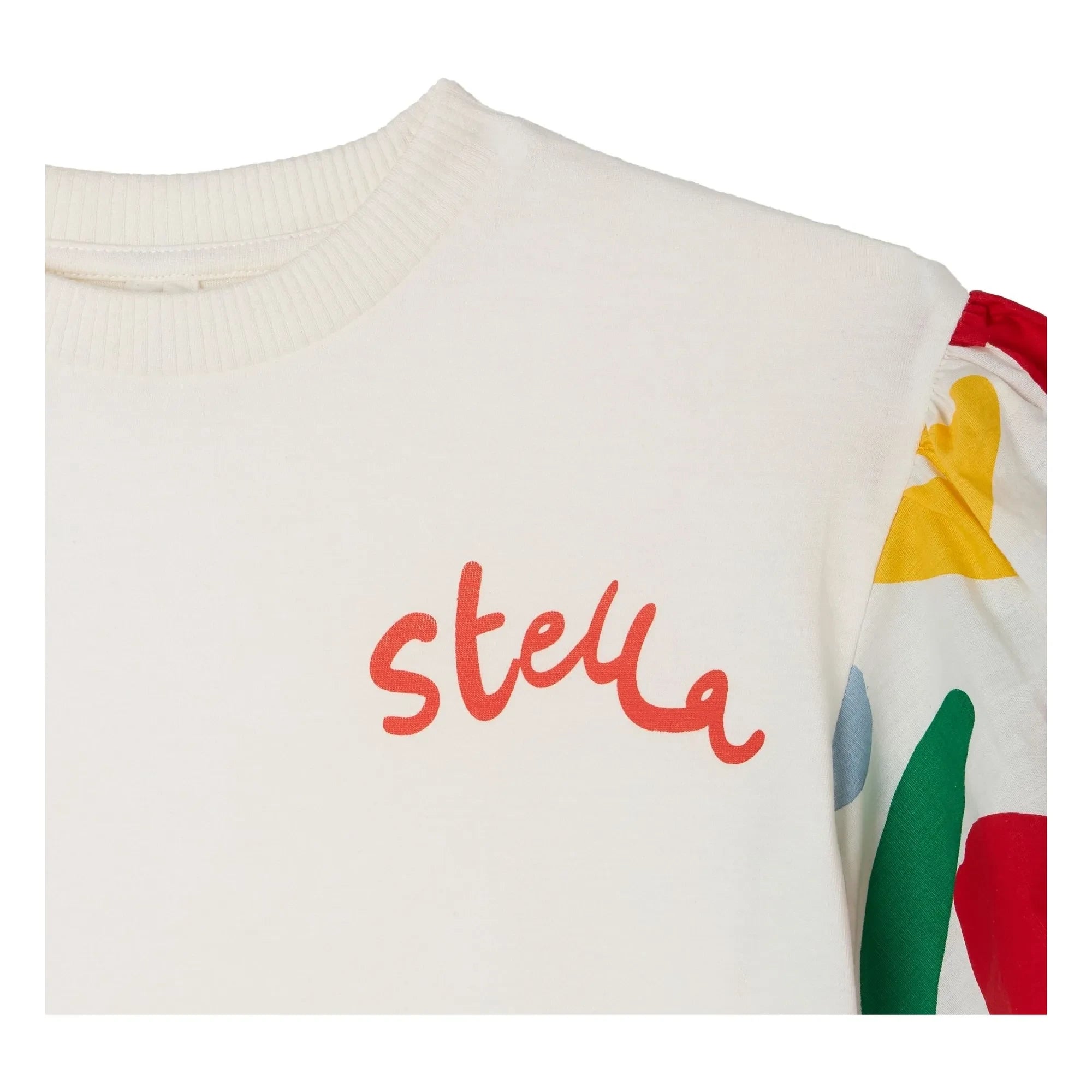 Stella McCartney Kids - Stella Fleuri T-Shirt | Elfenbein