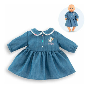 Corolle - Ein Wochenende in Paris Kleid für 30 cm Puppe | Jeansblau