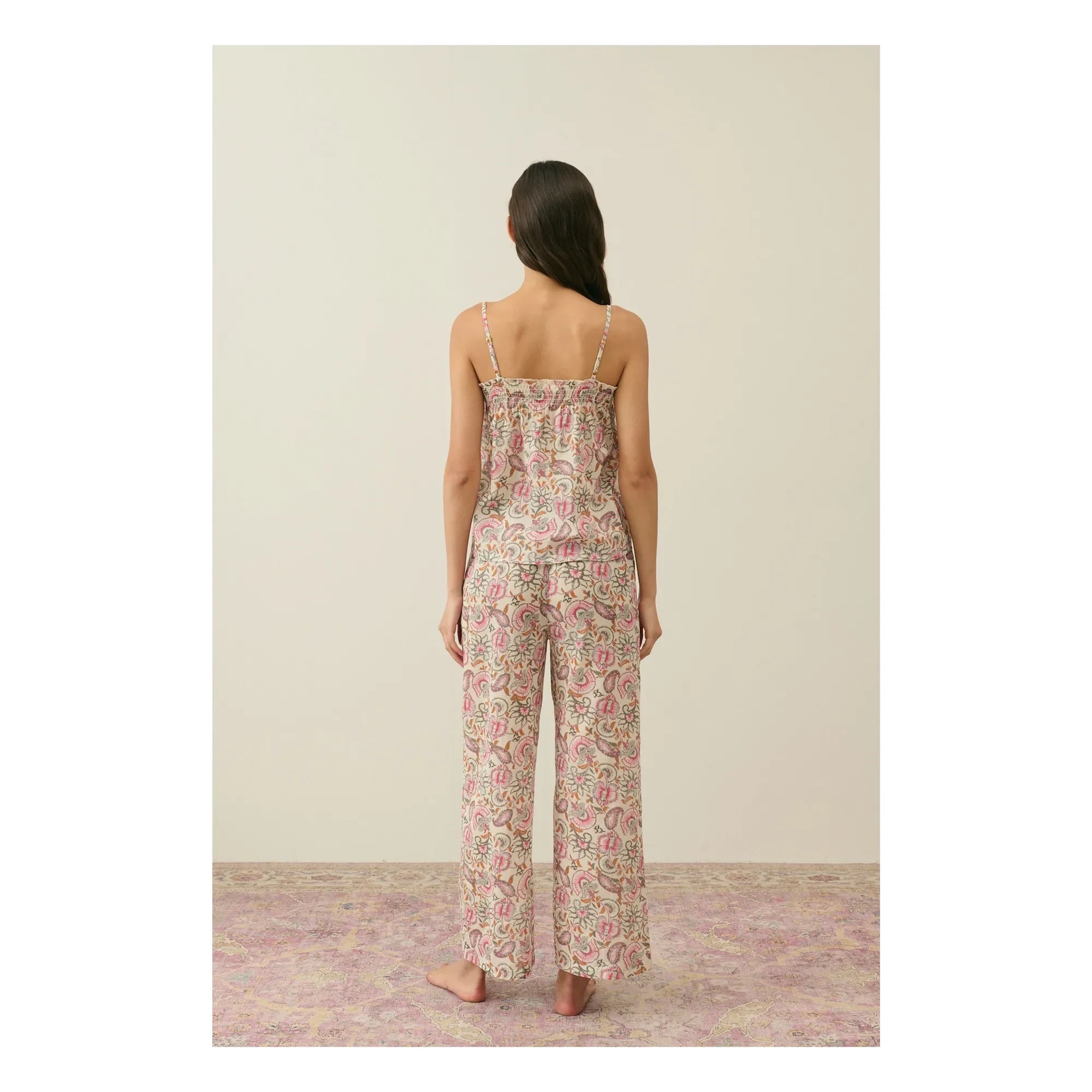 Louise Misha - Minalon Bio-Baumwoll-Pyjama - Damenkollektion | Creme