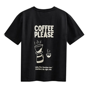 Anerkjendt - Akvillads Coffee Please T-Shirt | Schwarz