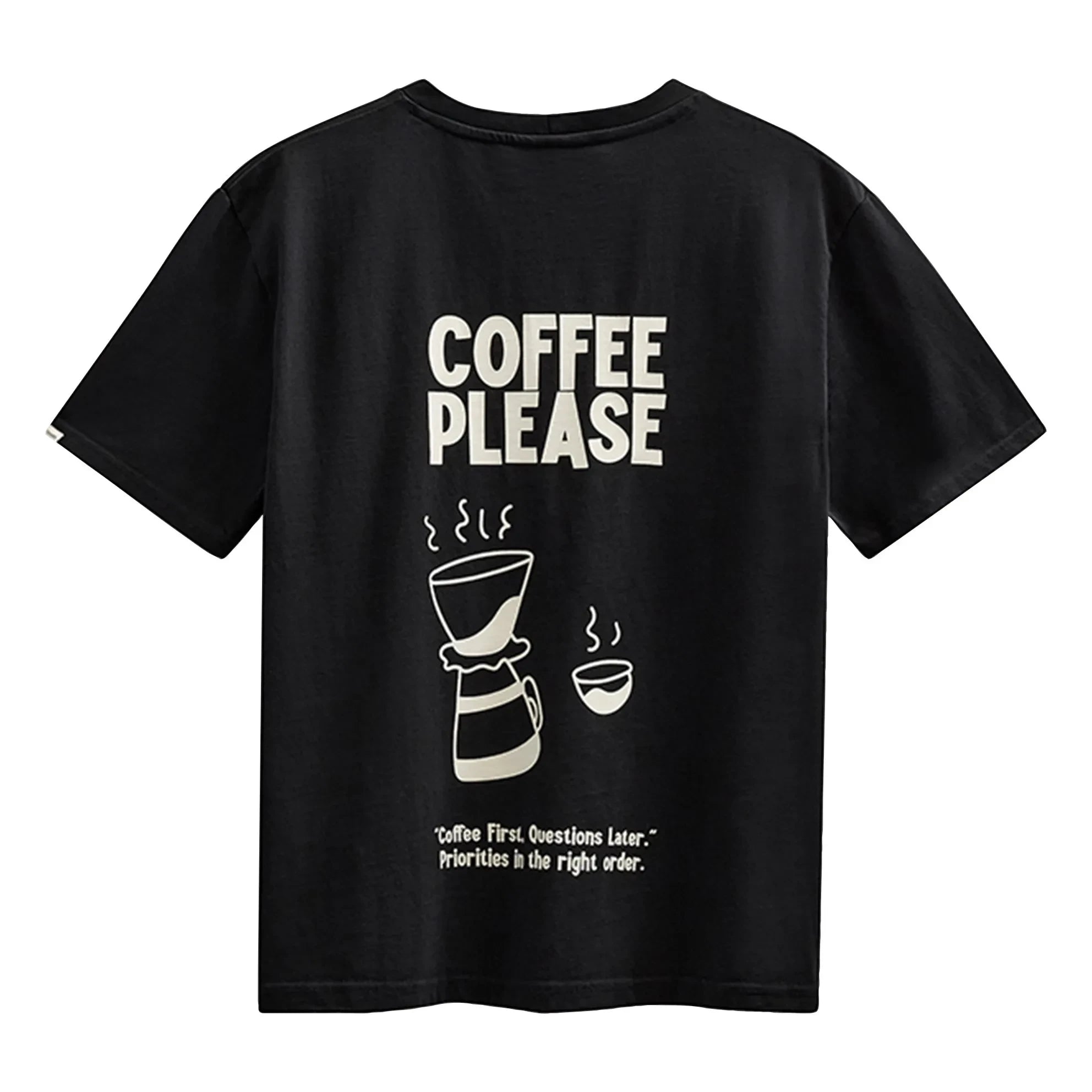 Anerkjendt - Akvillads Coffee Please T-Shirt | Schwarz