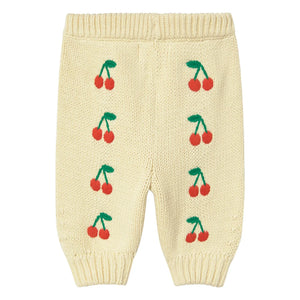 Tinycottons - Cerises Strickhose | Gelb