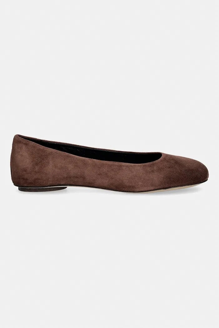 Weekend Max Mara süet balerin ayakkabılar
