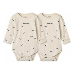 Liewood - 2er-Set Yanni Wal-Body aus Bio-Baumwolle | Ecru