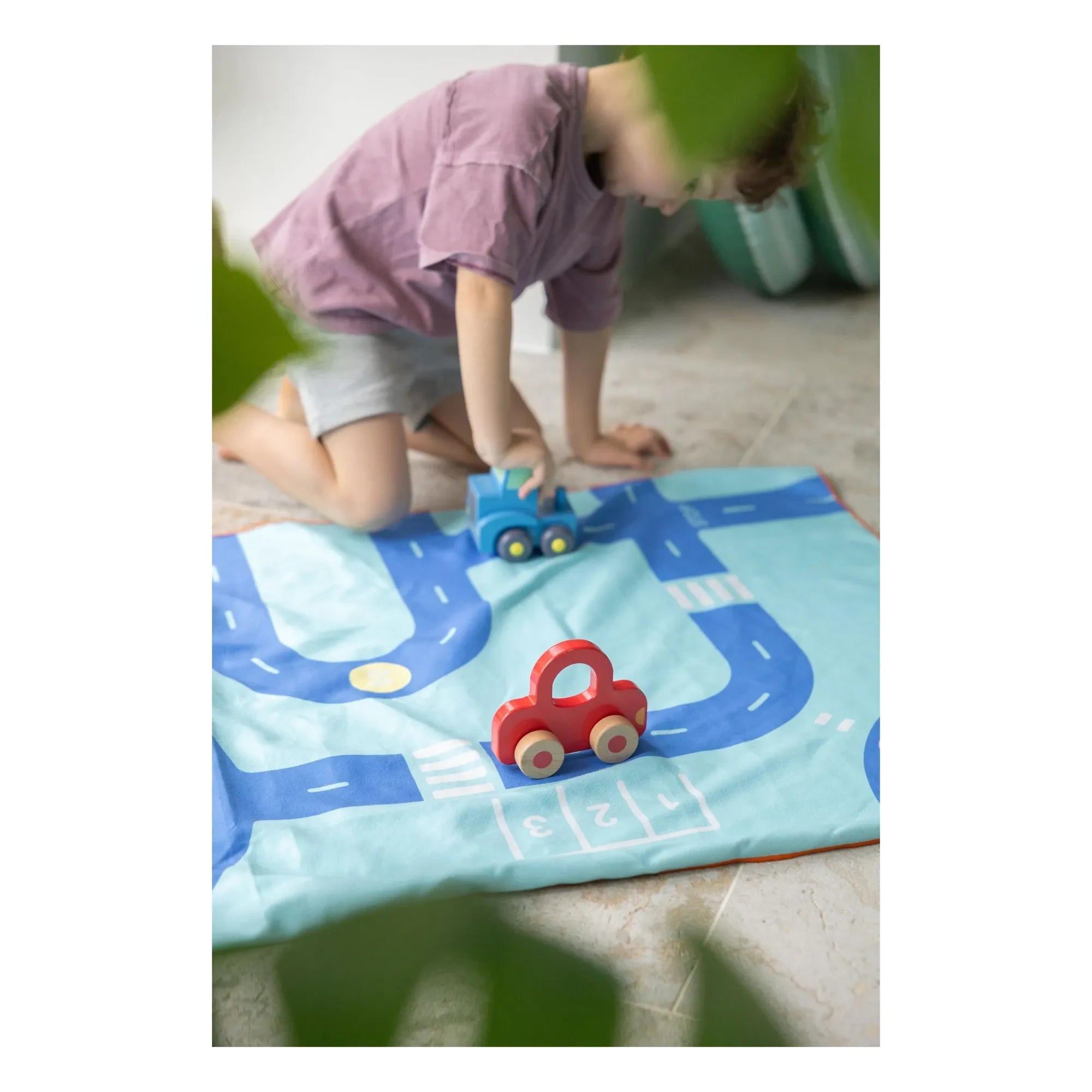 Quut – Circuit Mikrofaser Strandtuch | Blau