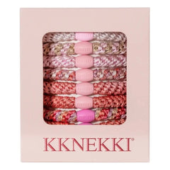 Bon Dep - 8er-Set Kknekki Ballet Edition Haargummis | Hellrosa
