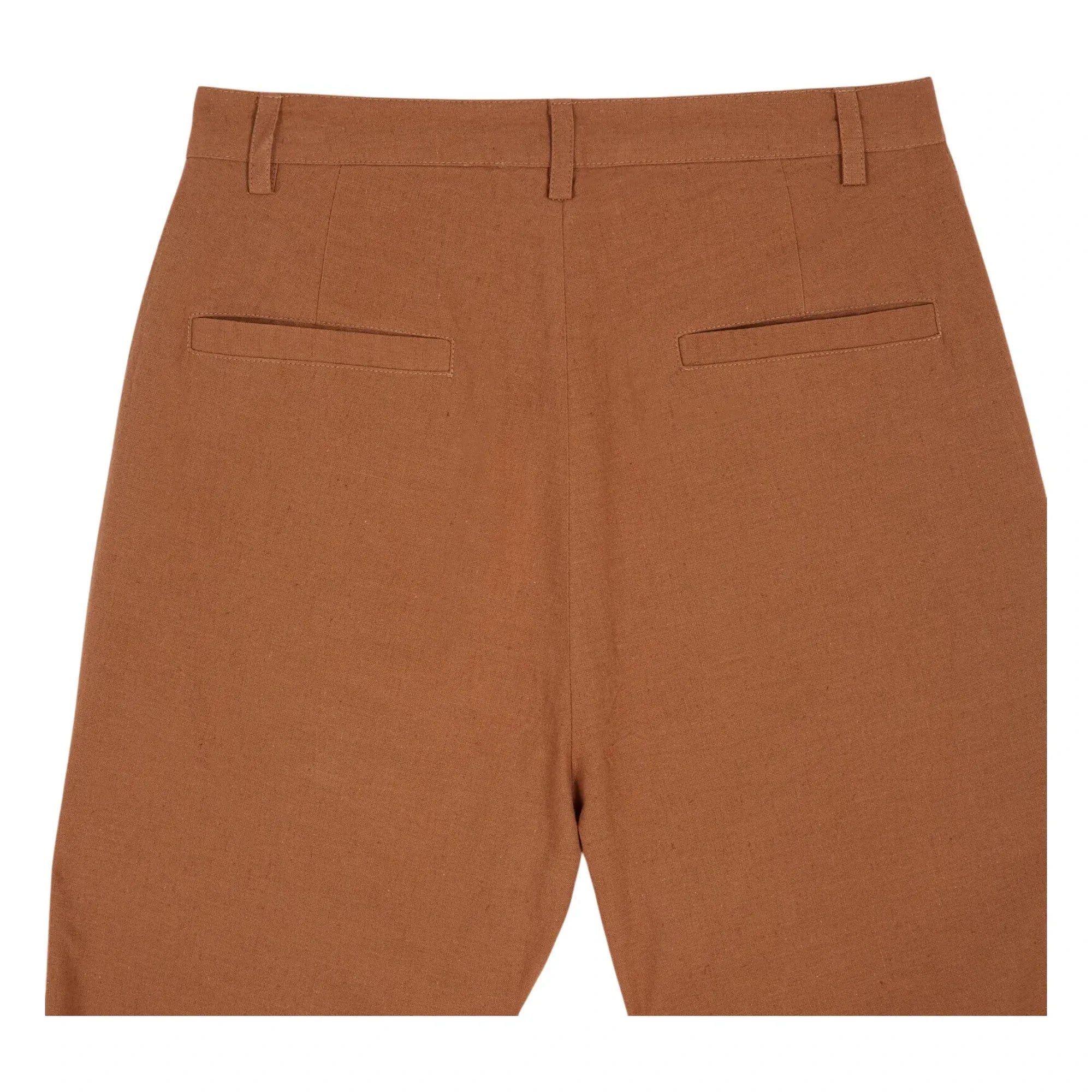 Emile et Ida – Hose mit Baumwollstickerei | Braun
