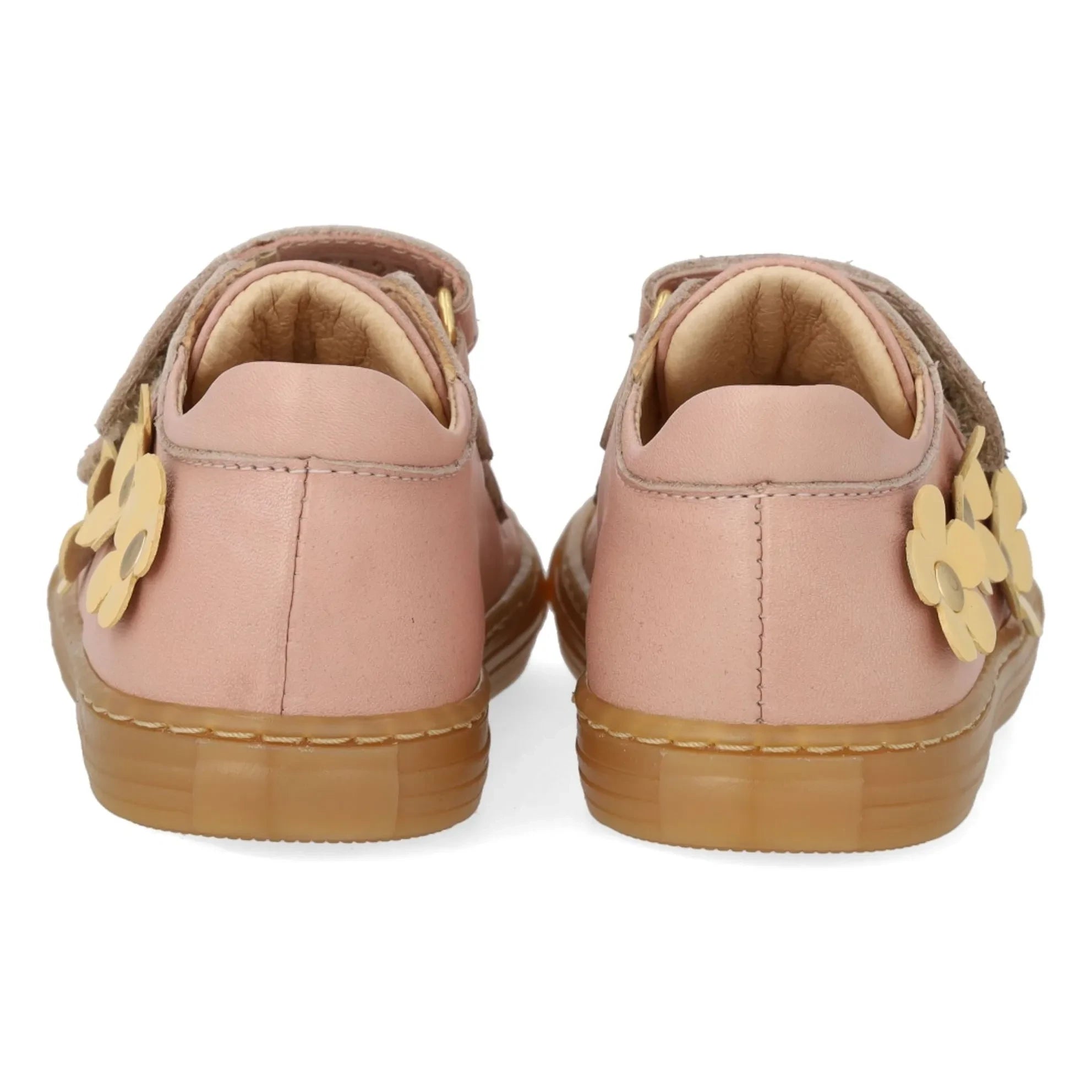 Angulus - Doppel Kratzer Blumen Sneaker | Blassrosa