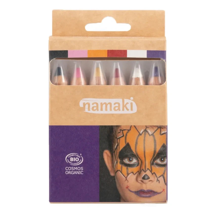 Namaki - Halloween Make-up-Stifte - 6er-Set