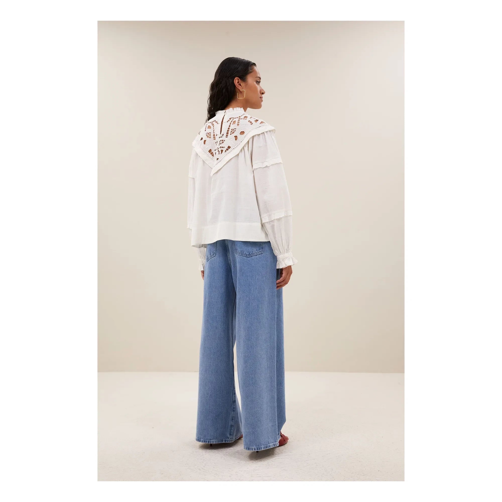 By Bar – Bowie Baumwollbluse | Weiß