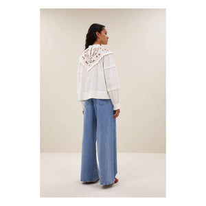 By Bar – Bowie Baumwollbluse | Weiß