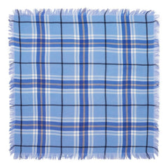 Bompard - Mini-Karo-Kaschmir-Schal | Blau