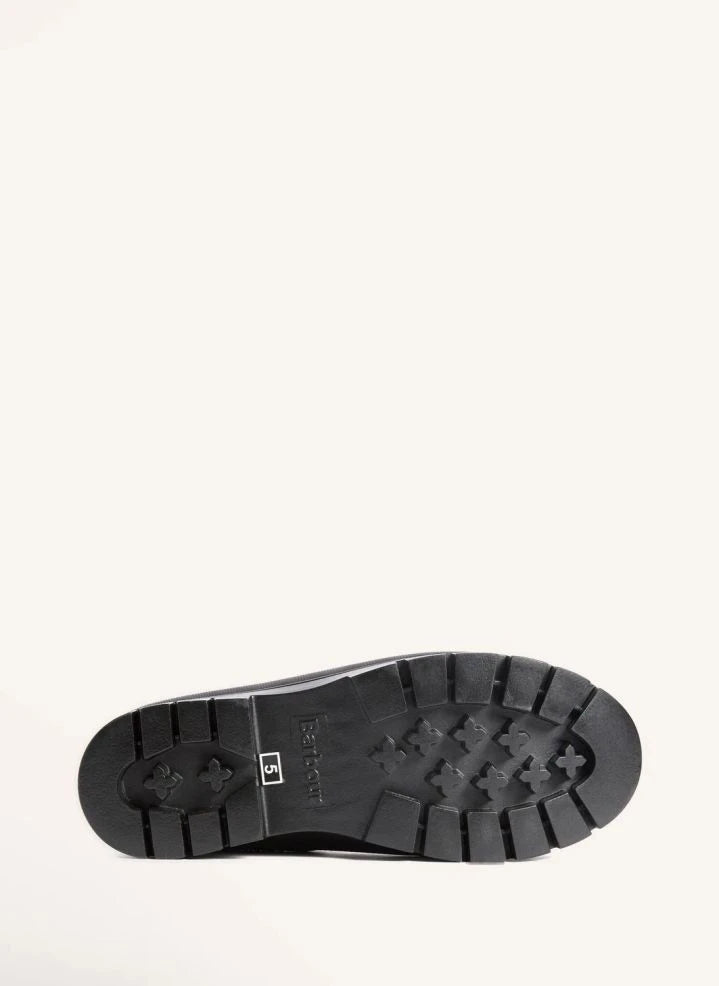 Barbour - Halton Suni Kürk Welly Çizmeler | Siyah
