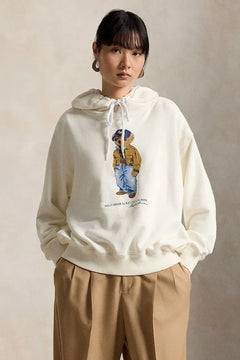 Polo Ralph Lauren kadın kapüşonlu pamuklu sweatshirt