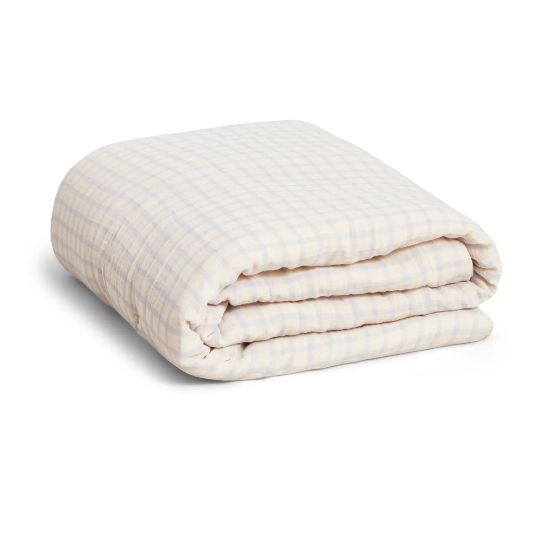 garbo&friends - Gingham Sky Decke | Hellblau