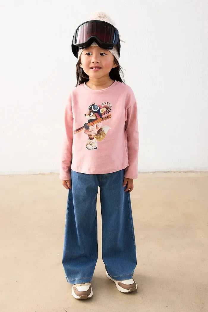 Mayoral Baumwoll-Langarmshirt für Kinder