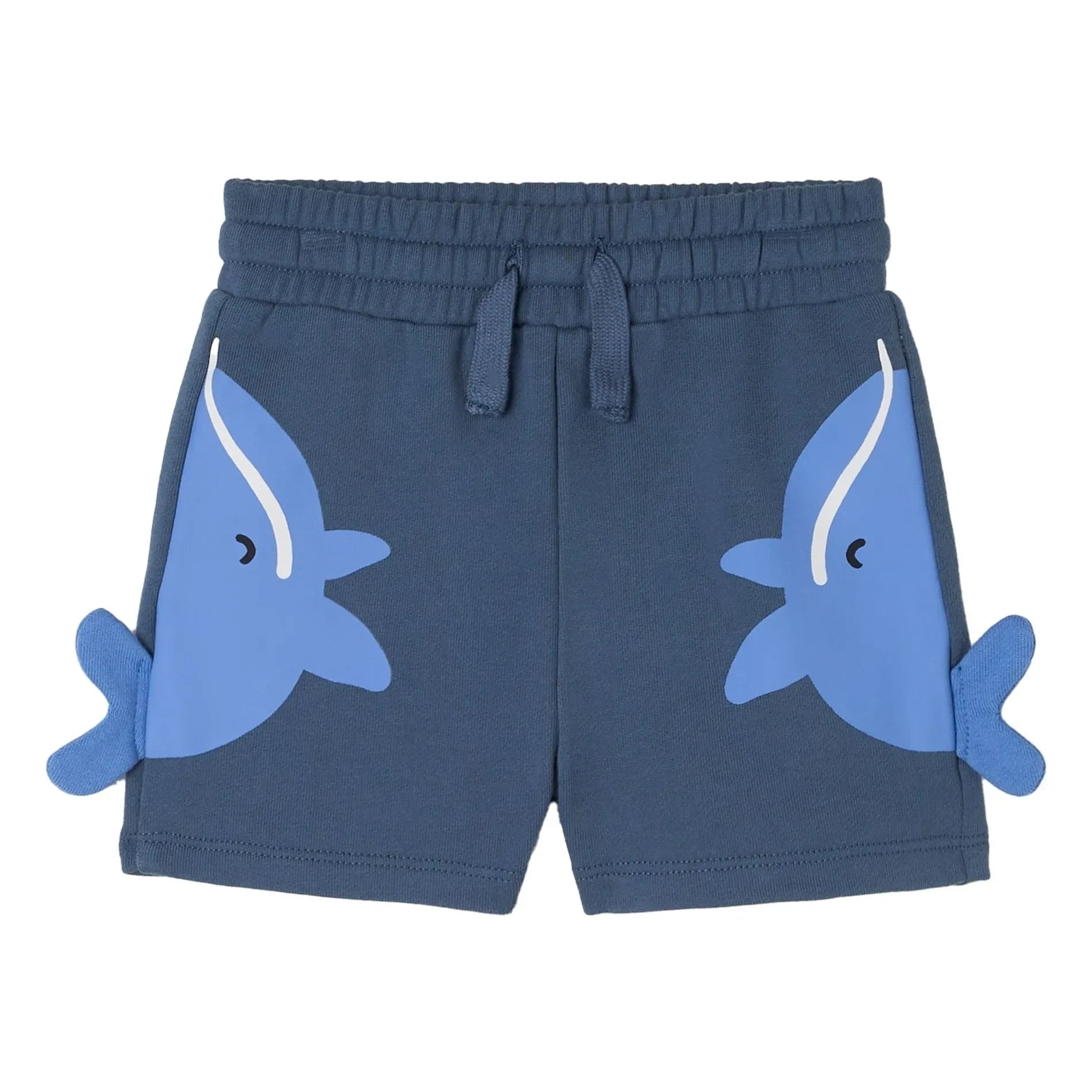 Stella McCartney Kids - Kurze Wal-Details | Blau