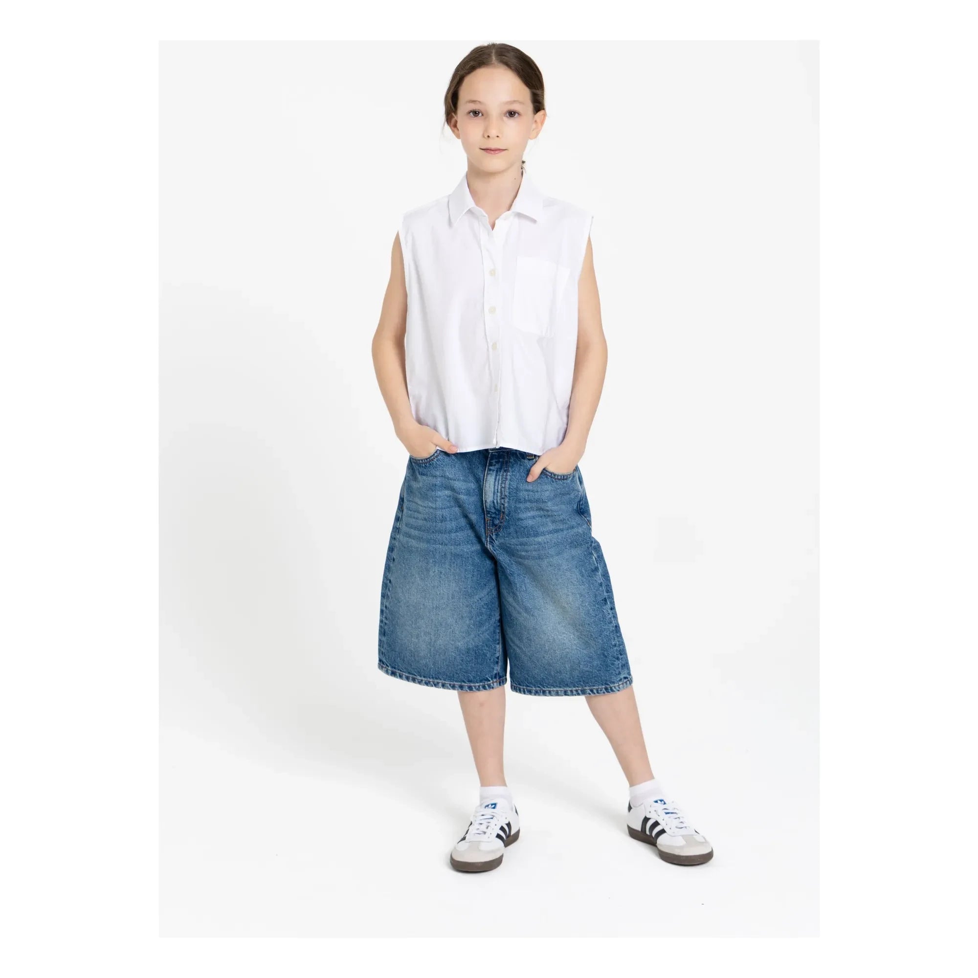 Finger in the Nose - Ella Ärmelloses Shirt | Weiß