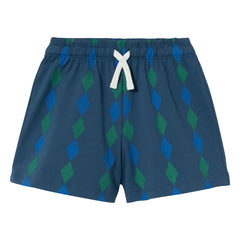 Tinycottons - Losange Bio-Baumwollshorts | Blau