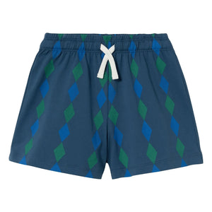 Tinycottons - Losange Bio-Baumwollshorts | Blau