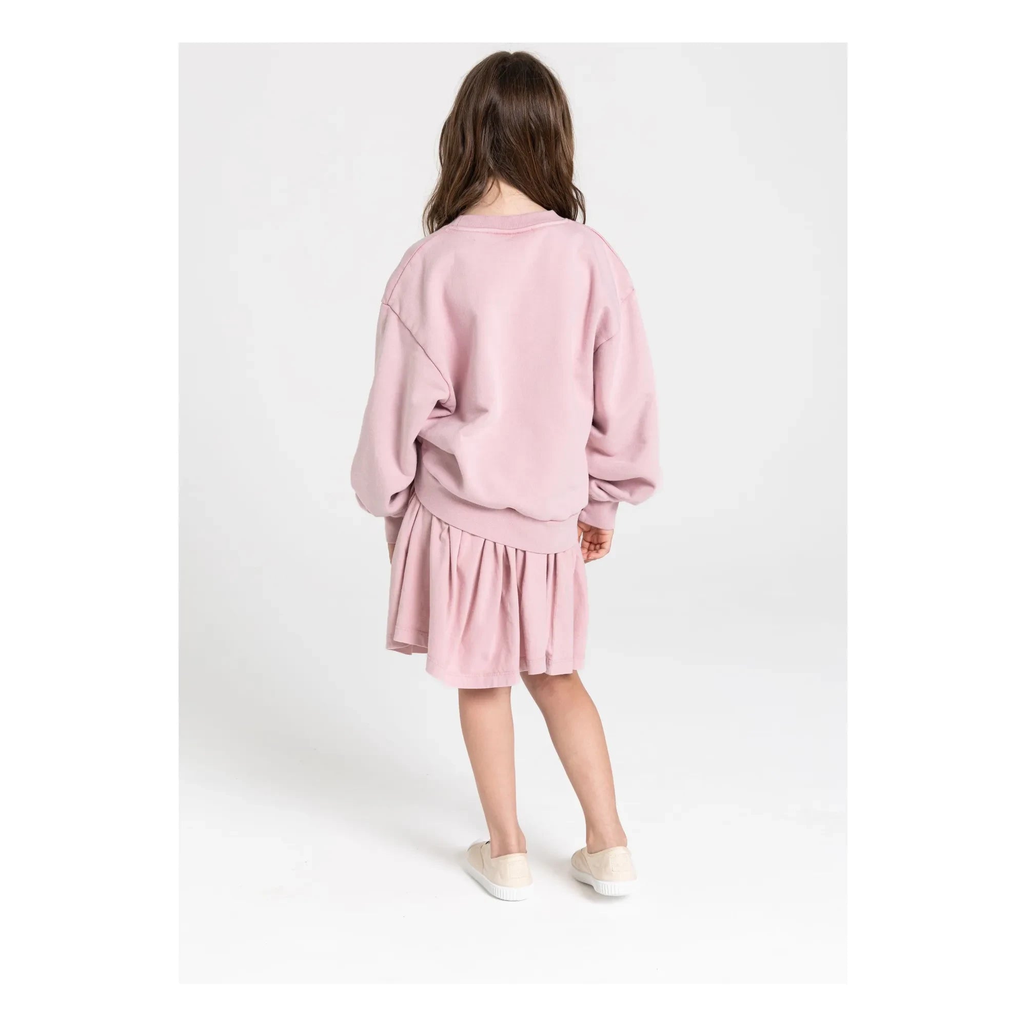 Smallable Kid - Flow Jersey Bio-Baumwollrock | Puderrosa