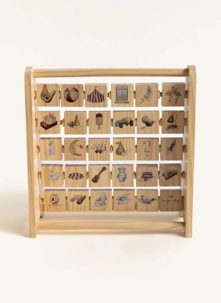 Konges Sløjd - FSC-zertifizierte Holz-Alphabet-Abakus