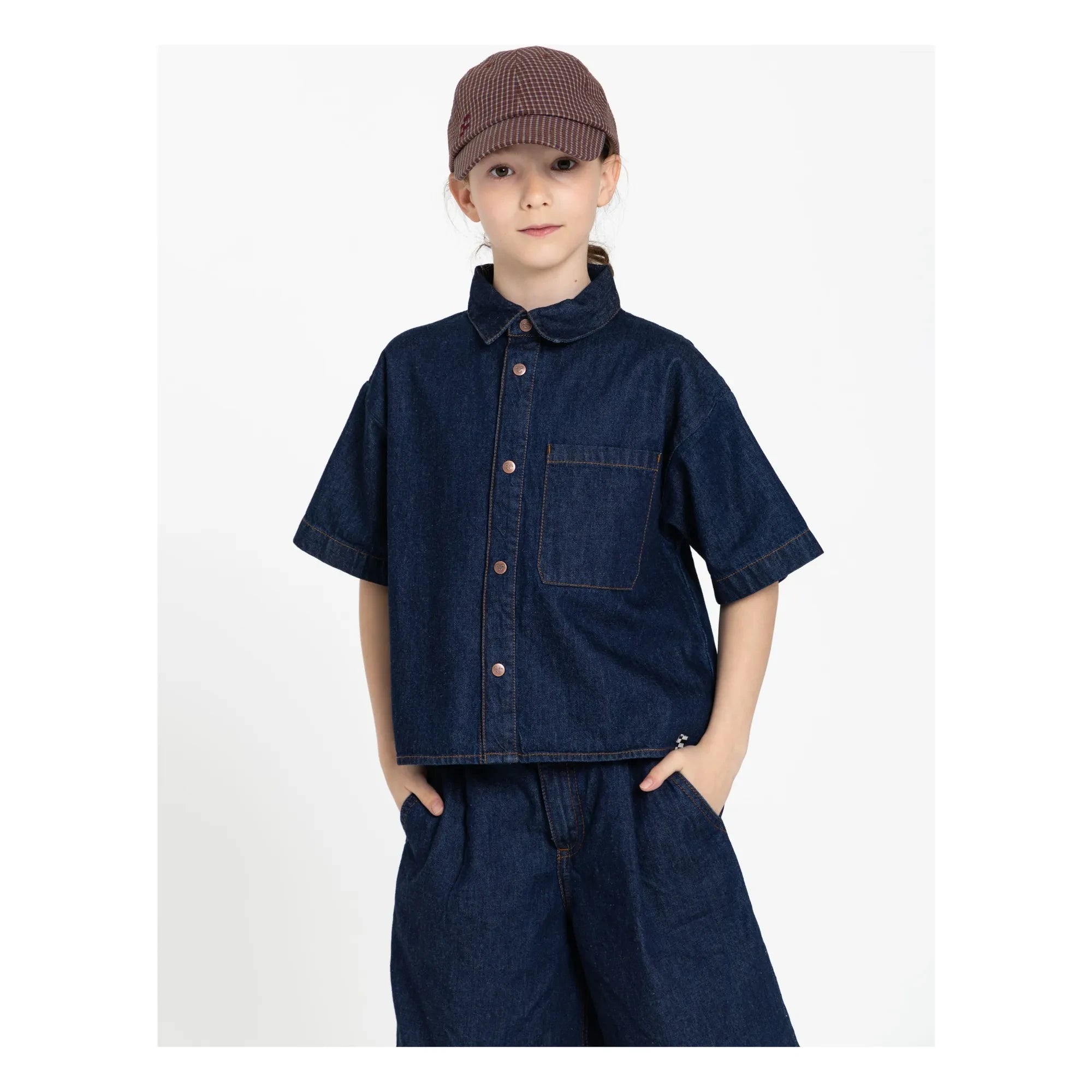 Finger in the nose - Harper Denim Hemd | Dunkelblau