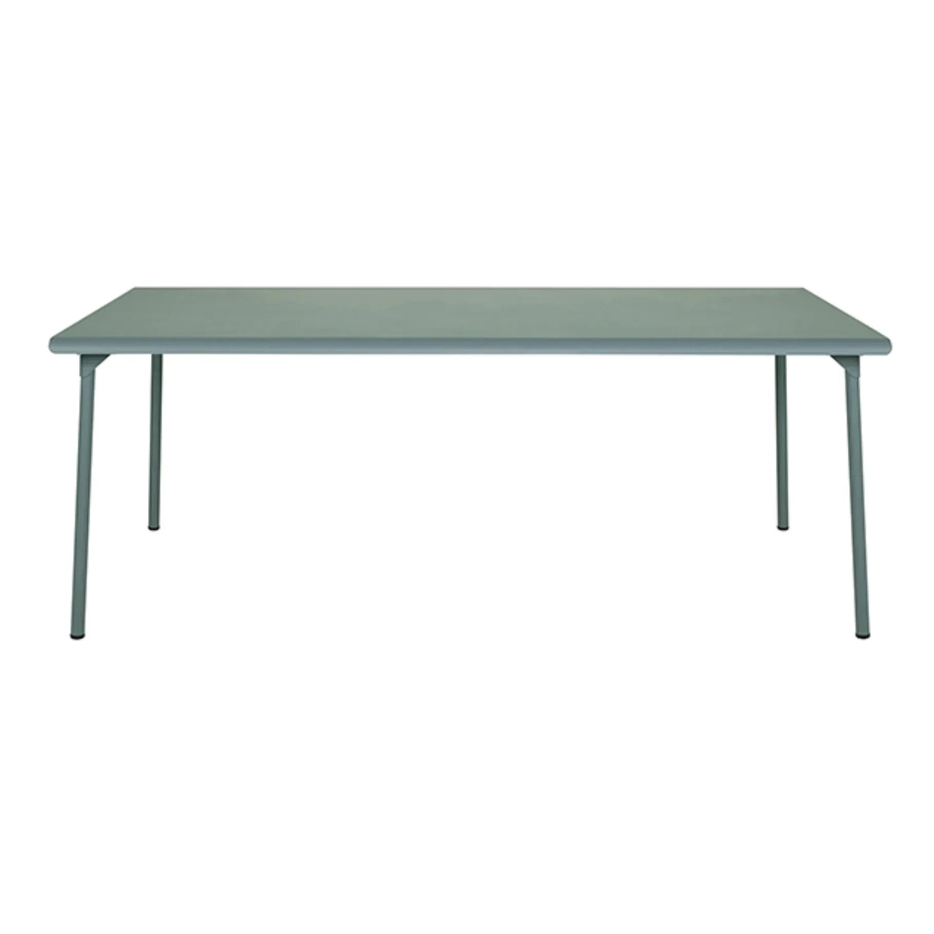 Tolix – Garten-Esstisch für den Außenbereich, Edelstahl, 200 x 100 cm | Vert Lichen