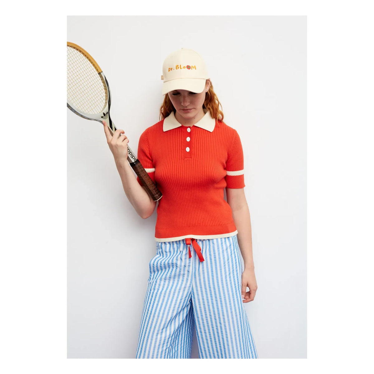 Dr Bloom - Trina Baumwoll-Polo-Shirt | Rot