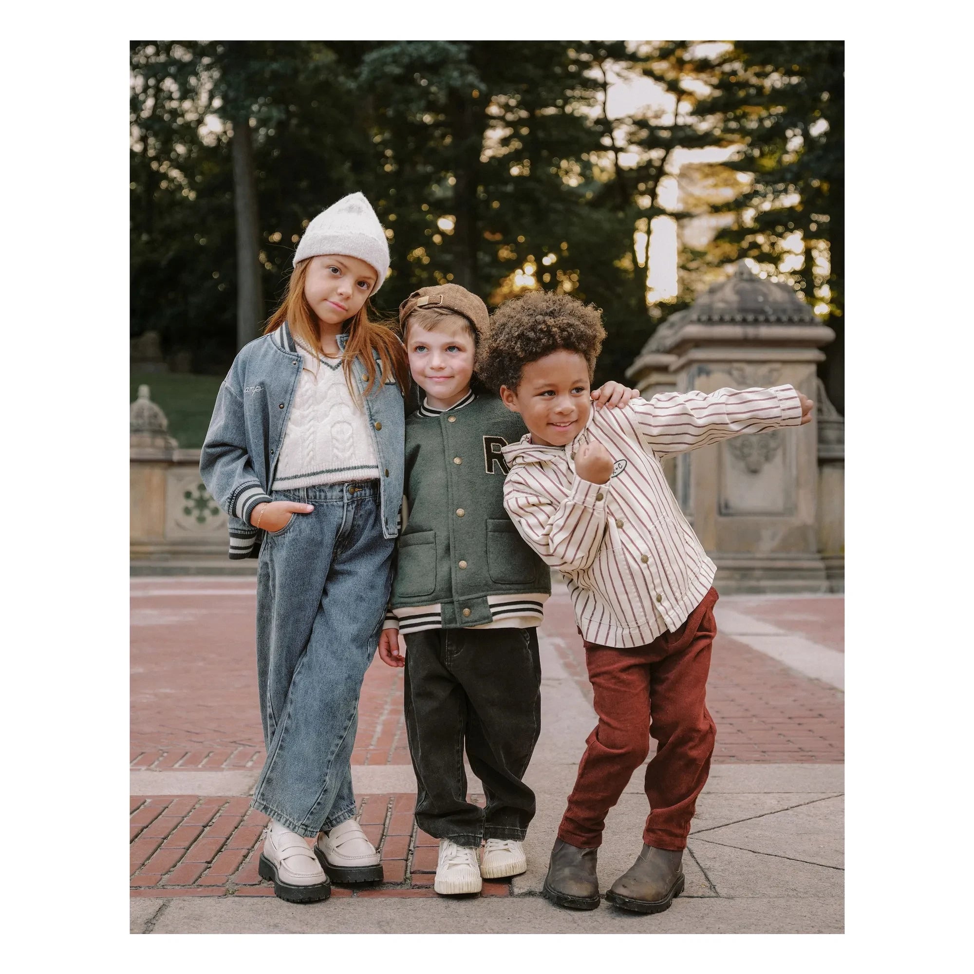 Rylee + Cru - Grüne Collegejacke