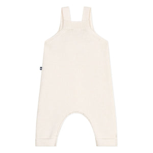 Petit Bateau - Trägerhose aus Wolle | Ecru