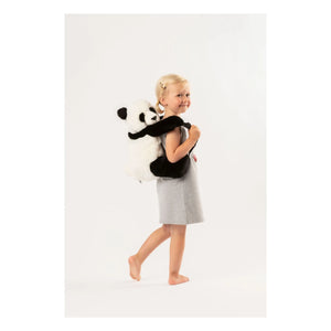 Wild & Soft - Panda Rucksack | Schwarz/Weiß