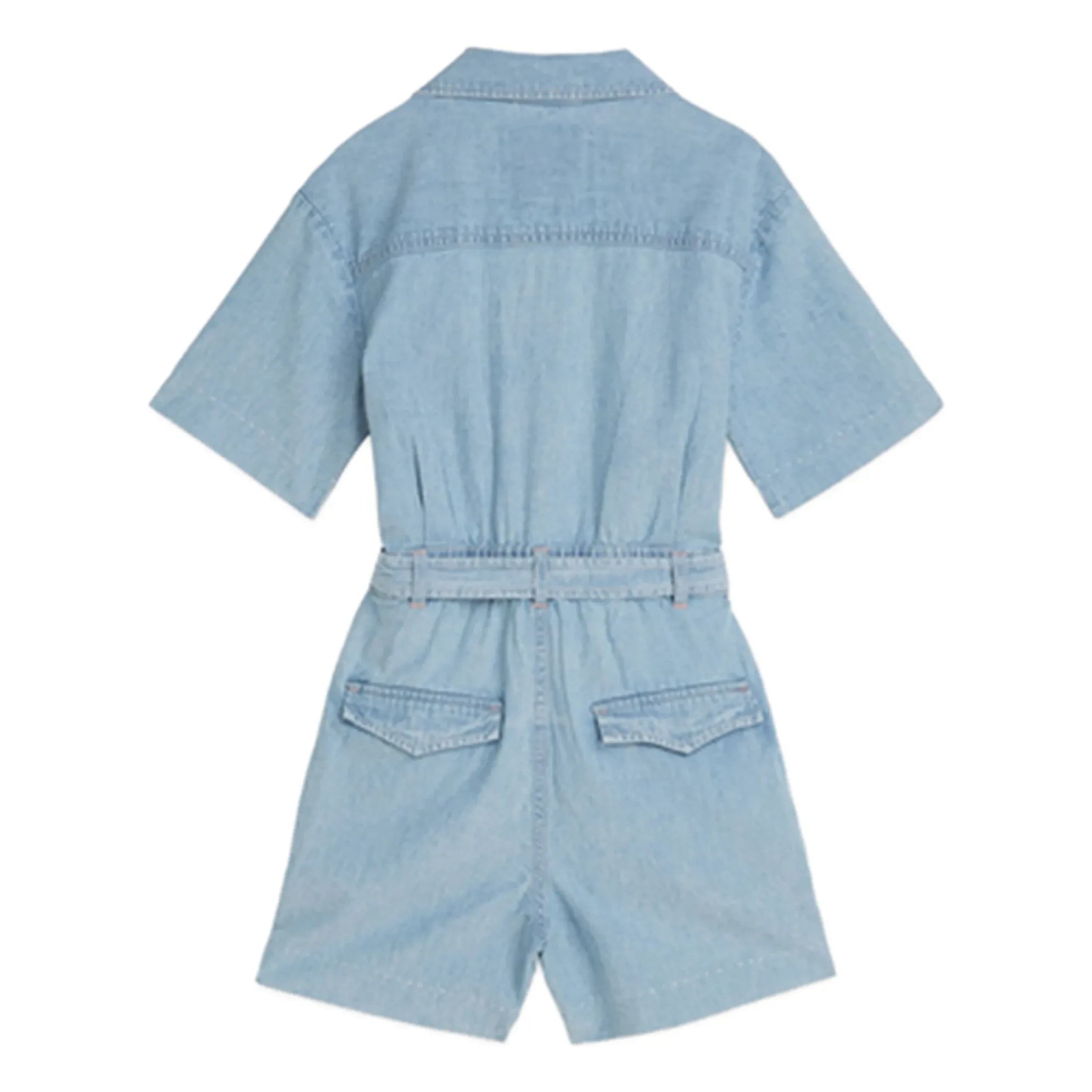 Scotch & Soda – Chambray-Jumpsuit | Hellblau