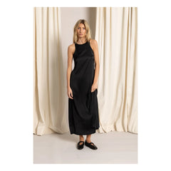 Smallable Woman - Zelie Satin Kleid | Schwarz