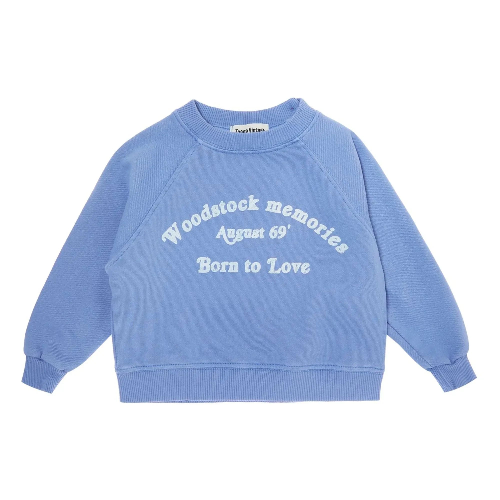 Tocoto Vintage - Woodstock-Sweatshirt | Blau