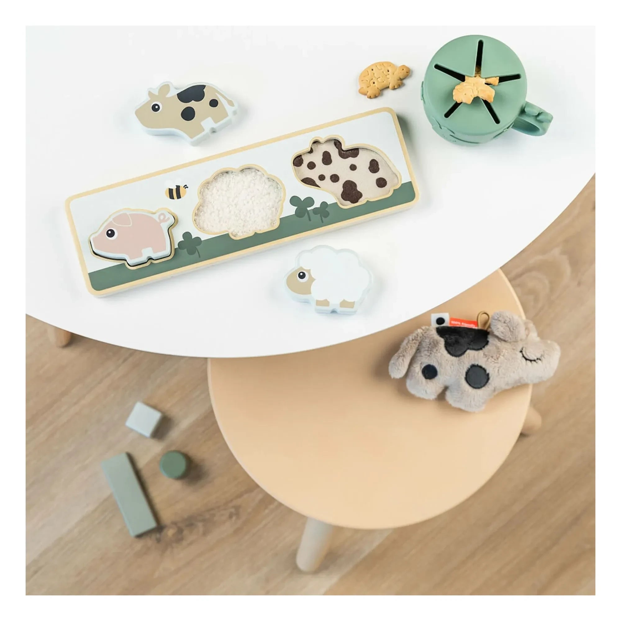 Done by deer - Tiny Farm Sensorisches Puzzle