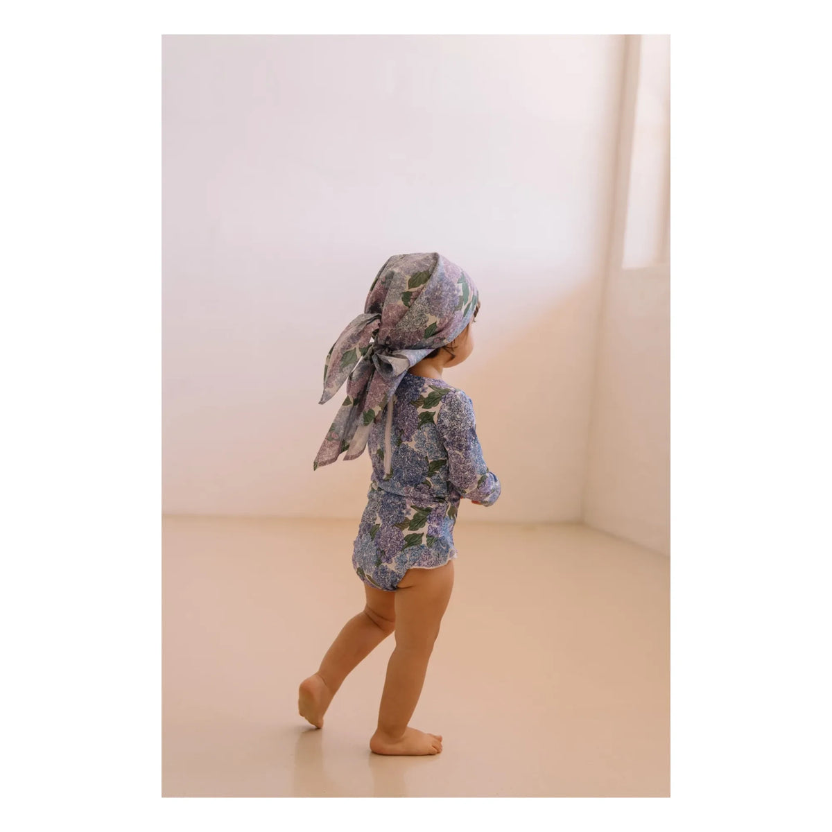 Studio Bohème - Linon Flowers Bio-Baumwollschal | Flieder