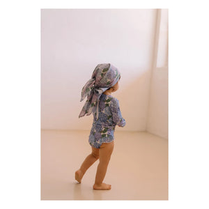 Studio Bohème - Linon Flowers Bio-Baumwollschal | Flieder