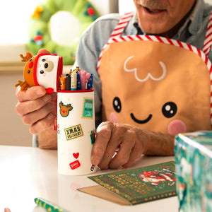 Legami - 2-in-1 Silikon Weihnachtsschreibetui Eisbär - Kawaii